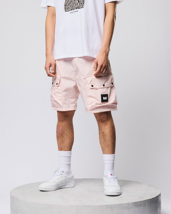 Pantaloncini cargo Zemmouri rosa tenue