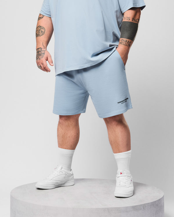 Plus Size - Mytros Jogger Shorts Blue Tourmaline/Black