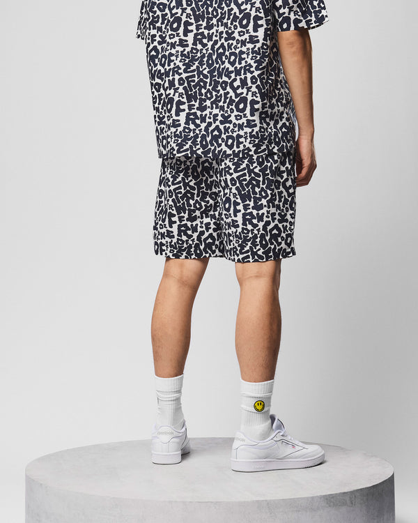 Nador Summer Short Ghost/Navy