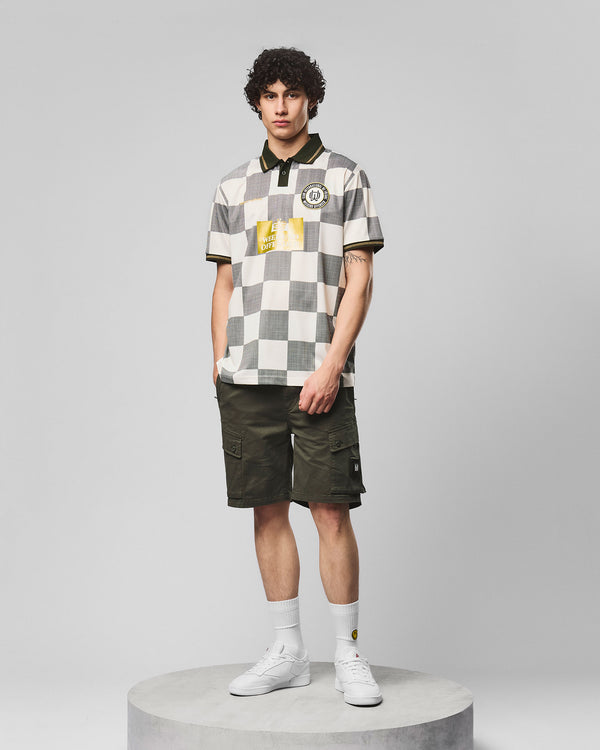 Ksar Cargo Short Nero Verde Foresta