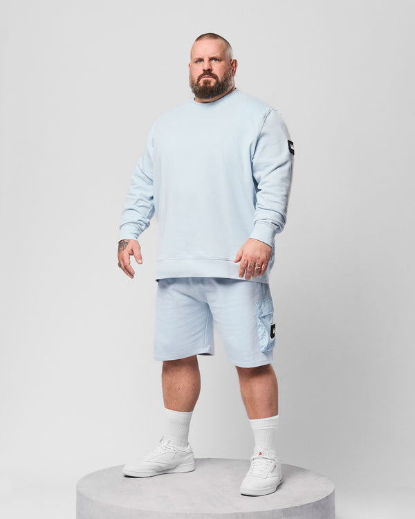 Plus Size - Thunder Sweatshirt Sky Blue