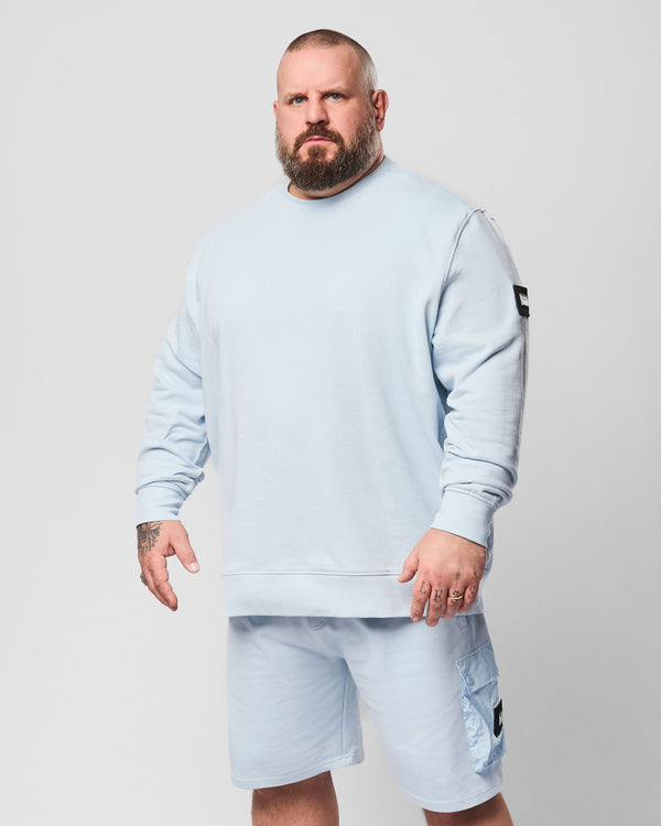 Plus Size - Thunder Sweatshirt Sky Blue