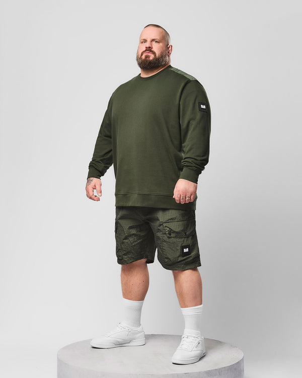 Plus Size - F Bomb Sweatshirt Black Forest Green