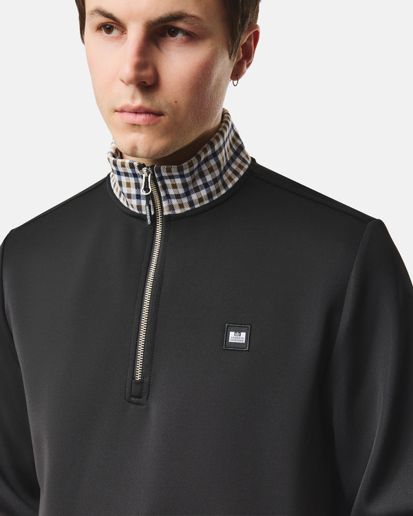 Henson Quarter Zip Sweatshirt Black