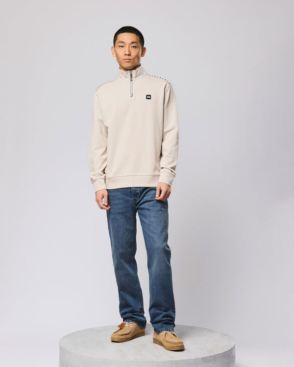 Matisa Quarter Zip Sweatshirt Cement
