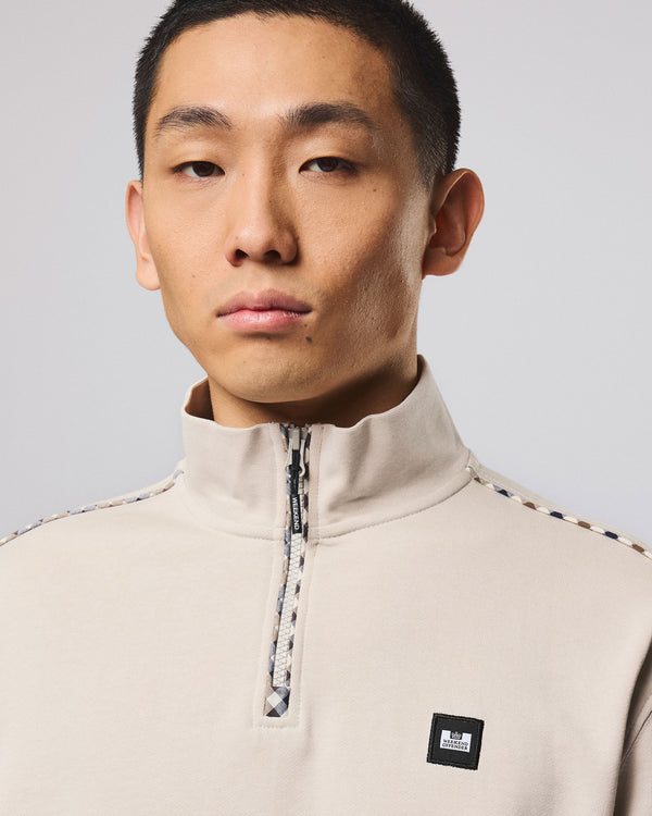 Matisa Quarter Zip Sweatshirt Cement