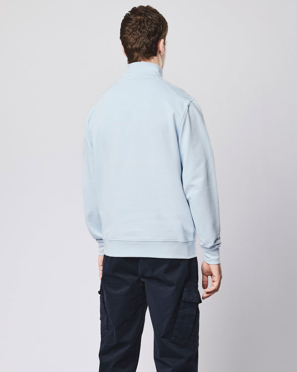 Kraviz Quarter Zip Sweatshirt Sky Blue