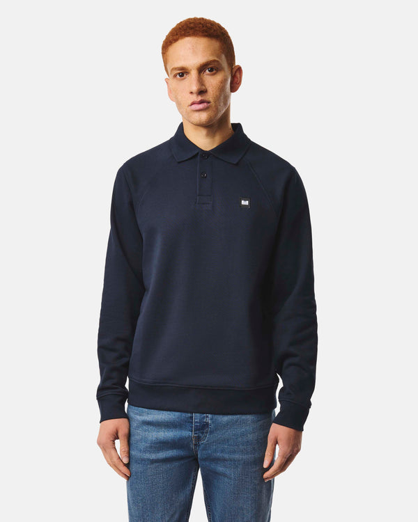 Azrou Polo Sweatshirt Navy