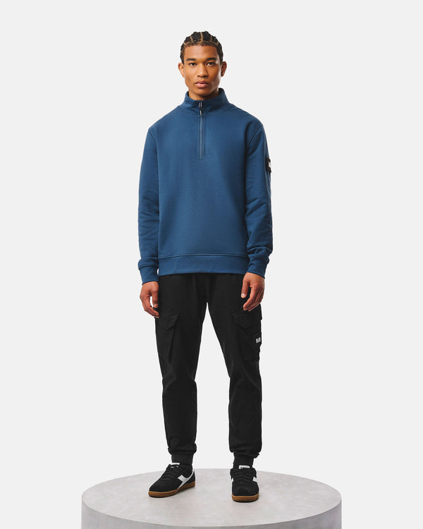 Kraviz Quarter Zip Sweatshirt Lagoon Blue