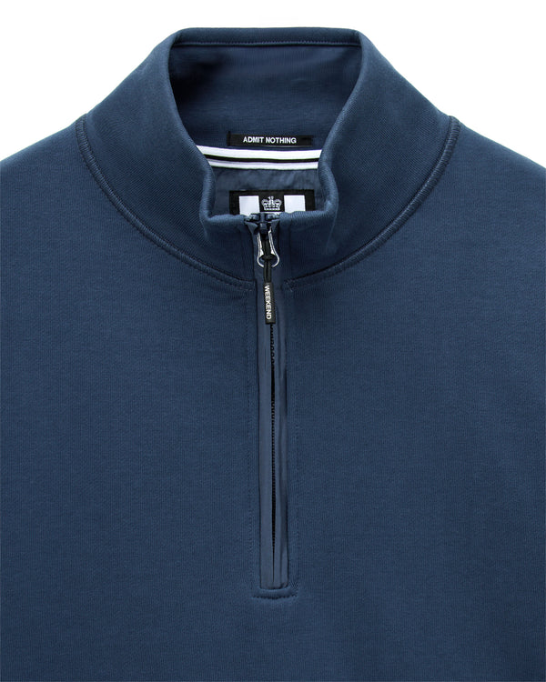 Kraviz Quarter Zip Sweatshirt Lagoon Blue