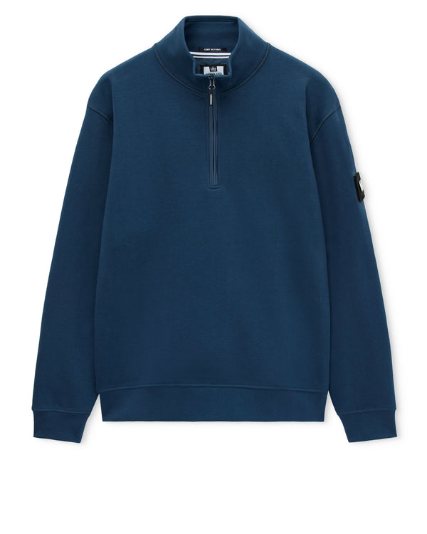 Kraviz Quarter Zip Sweatshirt Lagoon Blue