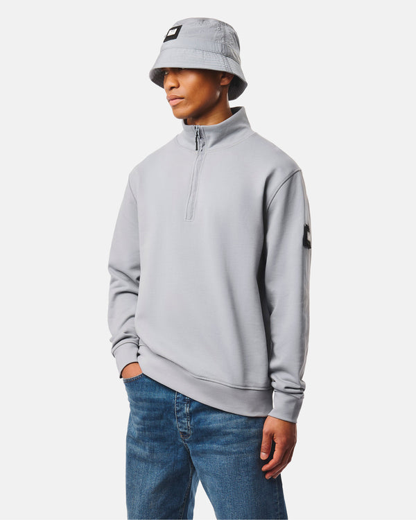 Kraviz Quarter Zip Sweatshirt Smokey Grey