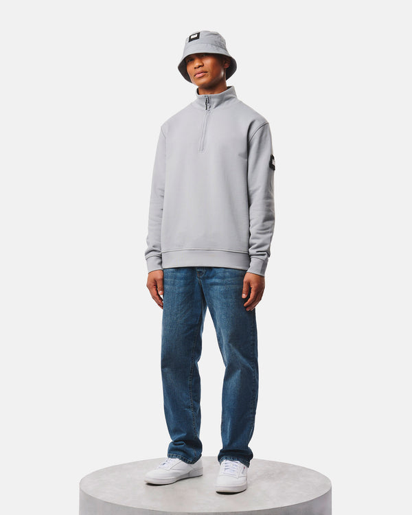 Kraviz Quarter Zip Sweatshirt Smokey Grey