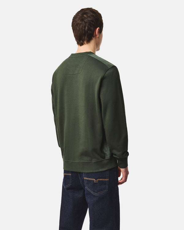 Felpa F Bomb nera verde foresta