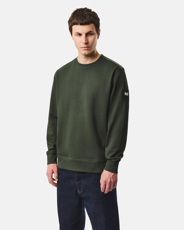 Felpa F Bomb nera verde foresta