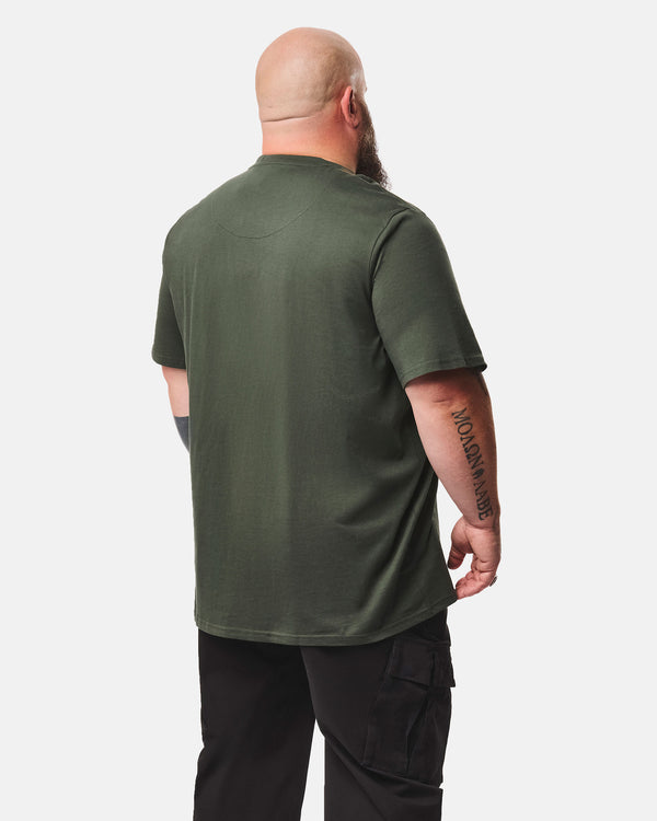 Plus Size - Brooklands T-Shirt Black Forest Green