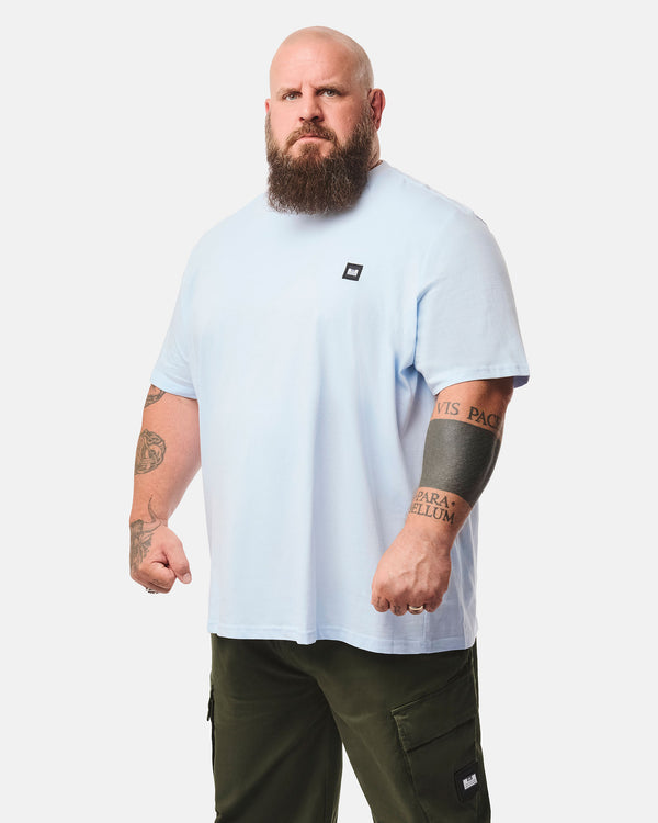 Übergröße – Brooklands T-Shirt Himmelblau