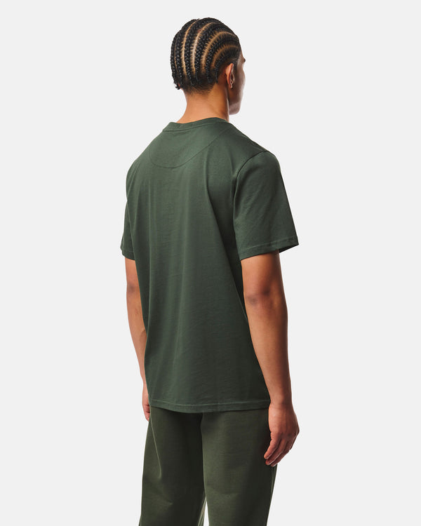 Brooklands T-Shirt Black Forest Green