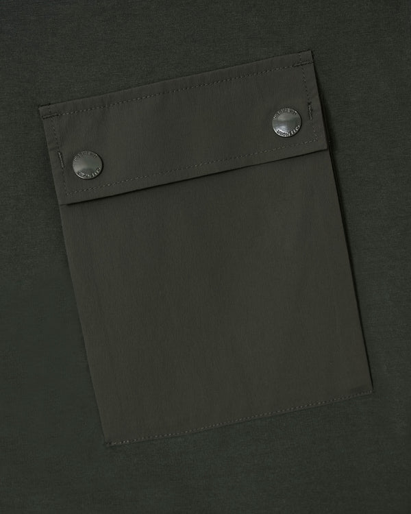 Adrar T-Shirt Black Forest Green