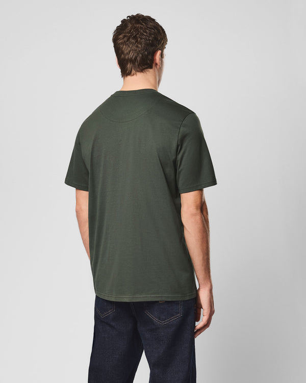 Adrar T-Shirt Black Forest Green