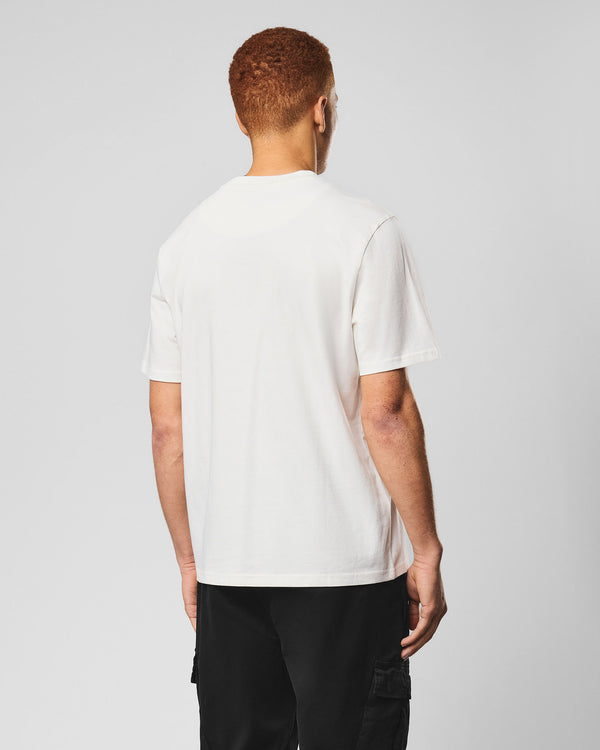 Millergrove T-Shirt Ghost/Black Forest Green