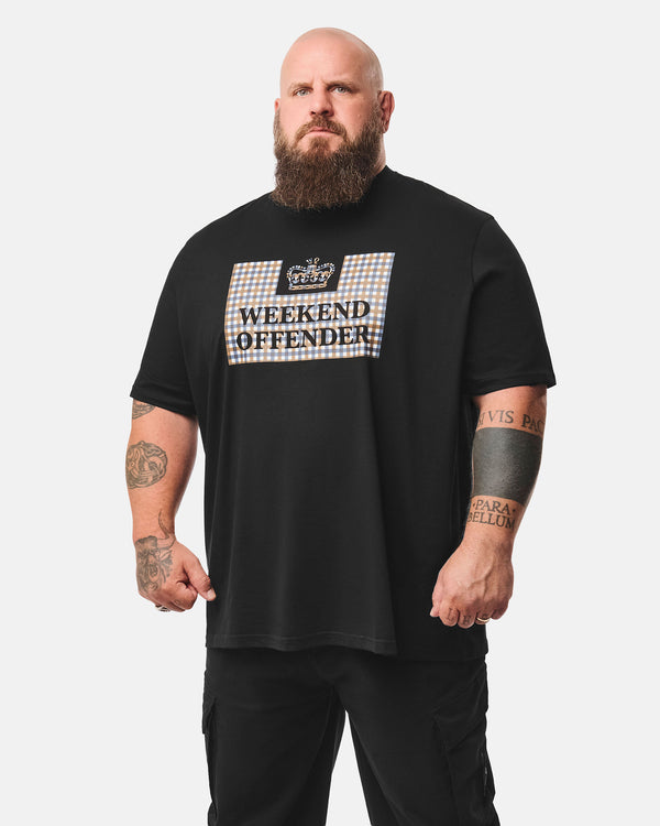 Taglie Forti - T-Shirt Nera Schvchenko