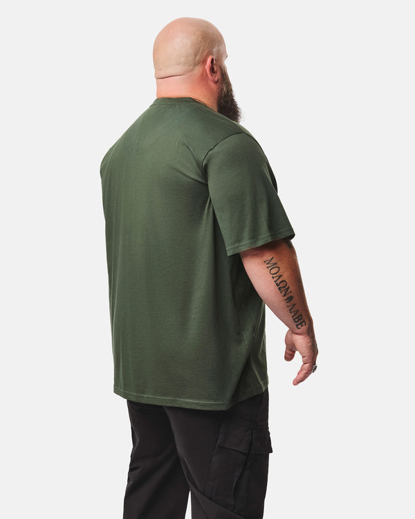 Plus Size - Isley T-Shirt Black Forest Green