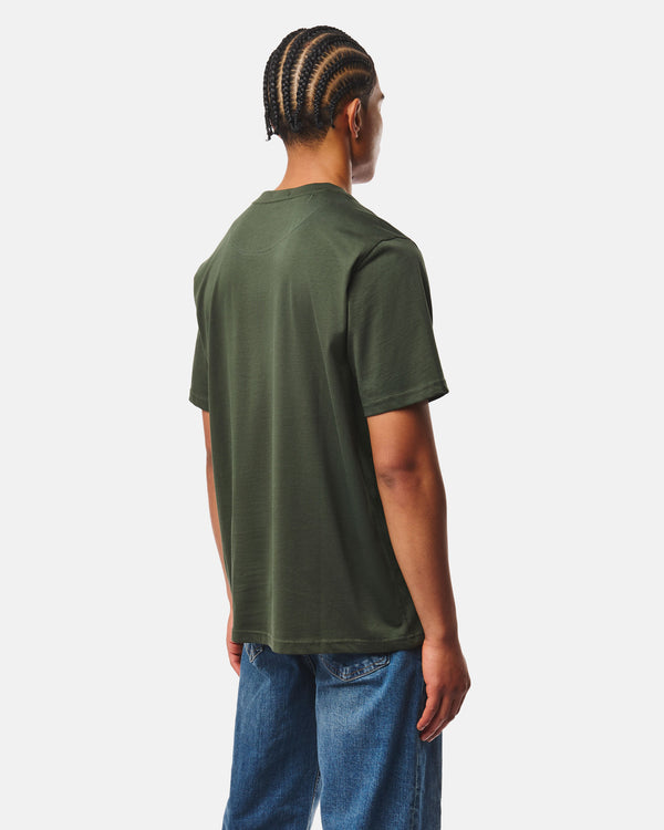 Isley T-Shirt Black Forest Green