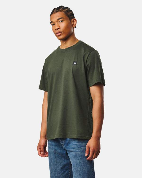Isley T-Shirt Black Forest Green