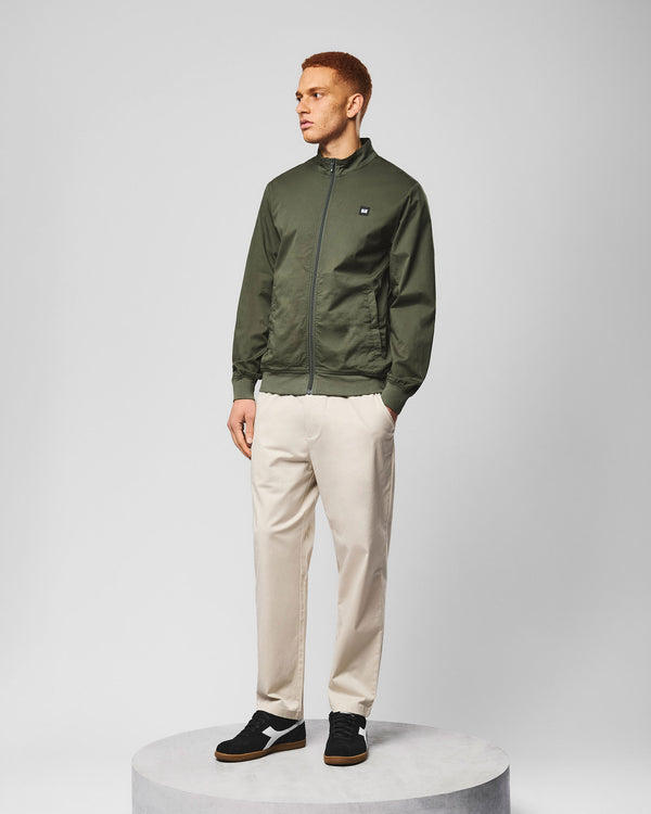 Hemsley Track Top Black Forest Green