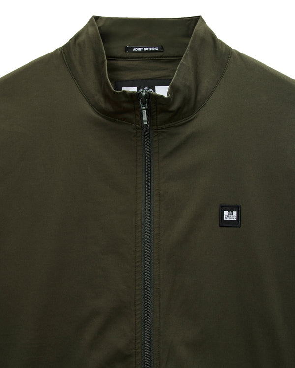 Hemsley Track Top Black Forest Green