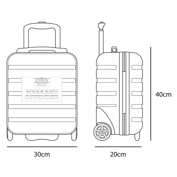 Underseat Cabin Case Black
