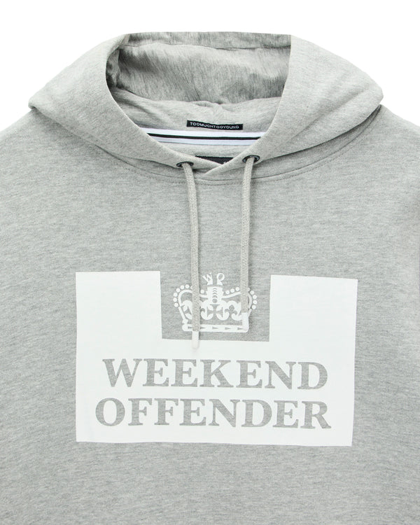 Plus Size - HM Service Classic Hoodie Grey Marl