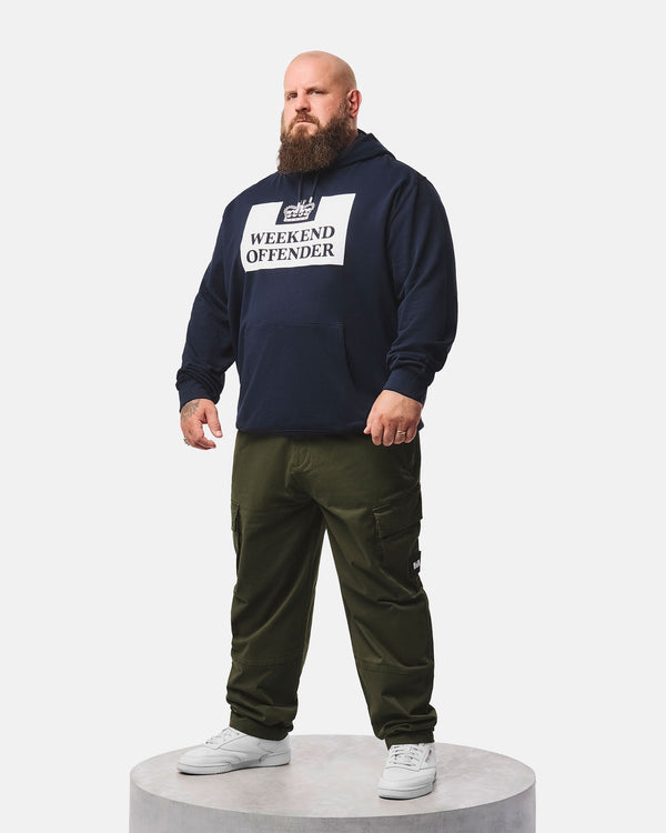 Große Größen - HM Service Classic Hoodie Navy
