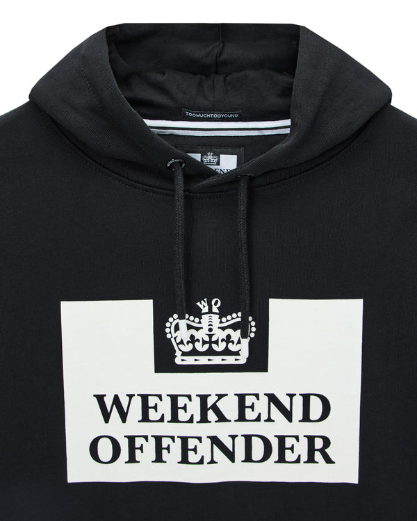 Große Größen - HM Service Classic Hoodie Schwarz