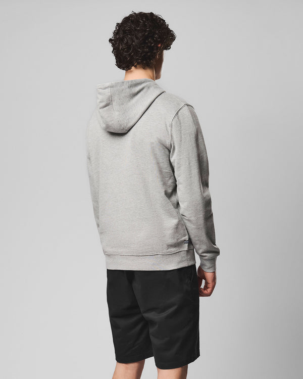 HM Service Klassischer Hoodie Graumeliert
