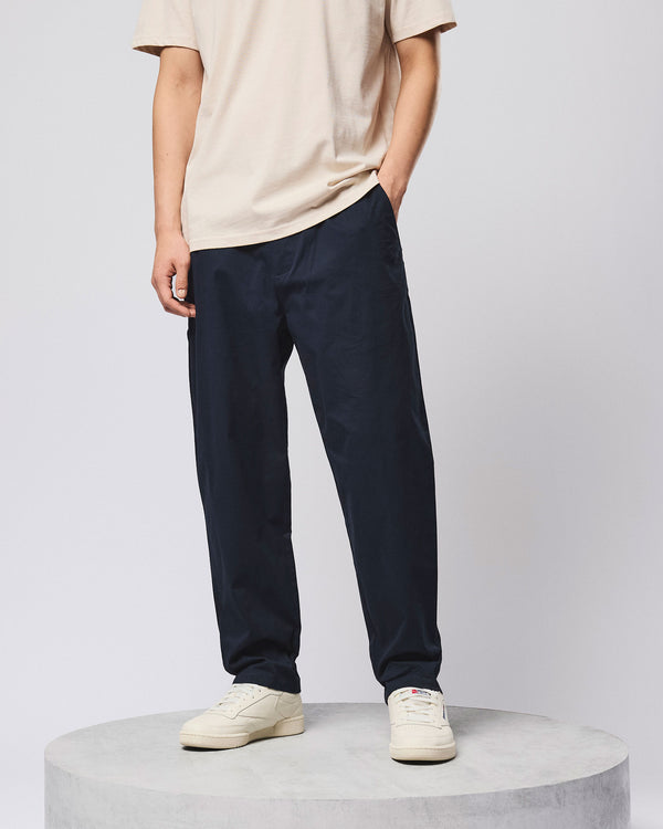 Pantaloni in cotone Barhil Easy blu navy