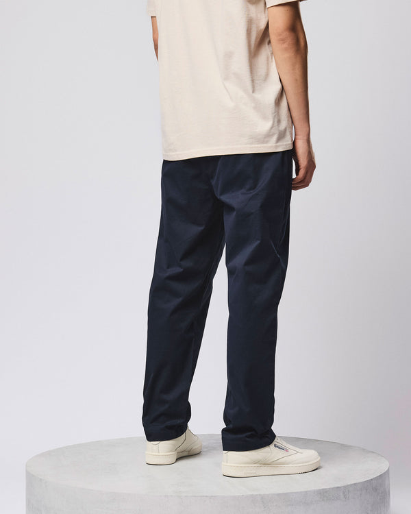 Pantaloni in cotone Barhil Easy blu navy