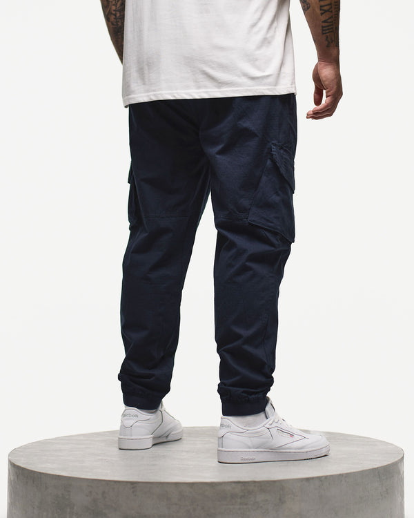 Plus Size - Pantaloni cargo Pianemo blu navy