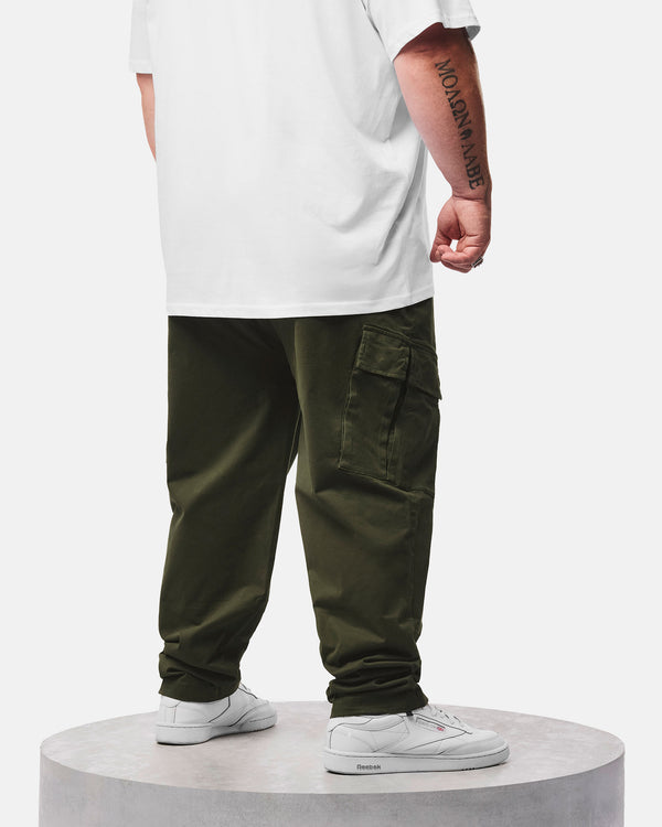 Plus Size - Eldon Relaxed Pants Black Forest Green