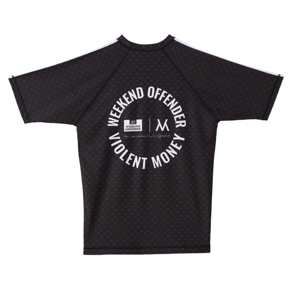 Violent Money Rashguard und Shorts Set Schwarz